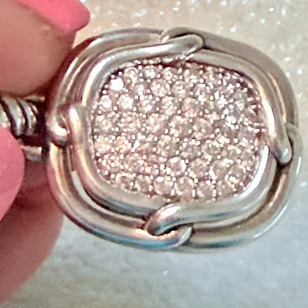 HP 🎉David Yurman Labyrinth Diamond Enhancer - Picture 13 of 15